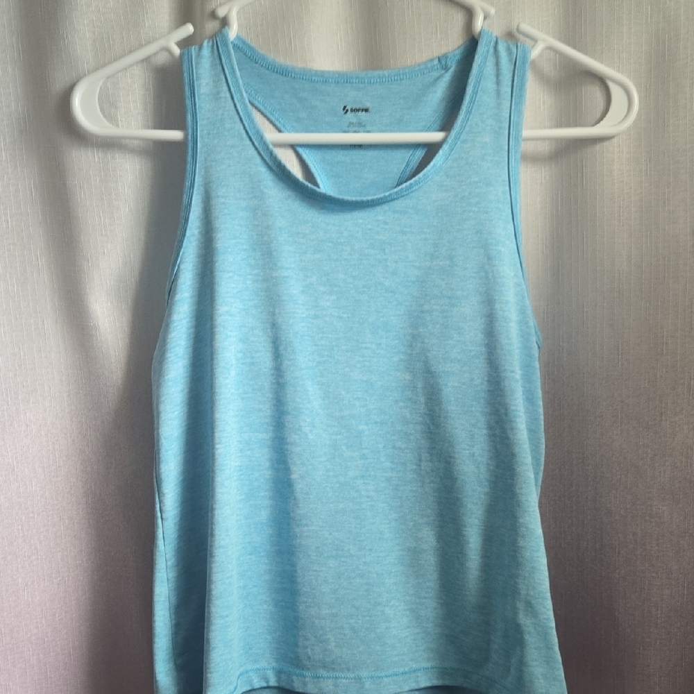 Danskin Blue Sleeveless Tank Top